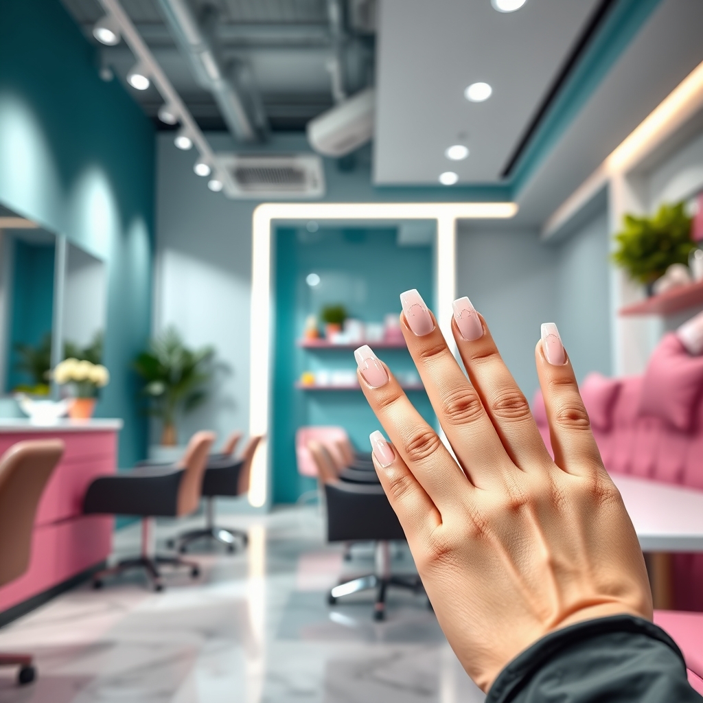 Spa pedicure seating in a bright room